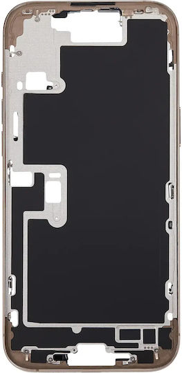 Mid-frame Housing Power Volume Button Iphone 16 Pro Max Us Version Aftermarket Plus Desert Titanium