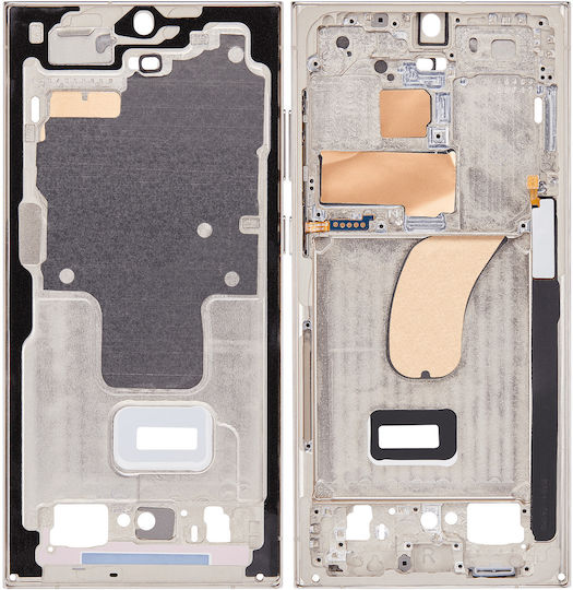 Carcasă De Mijloc Samsung Galaxy S23 Ultra 5g Versiunea SUA Și Internațională Crem