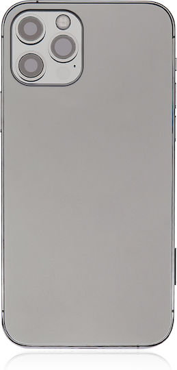 Back Housing W Small Parts Iphone 12 Pro Eu Global Version Aftermarket Plus Graphite