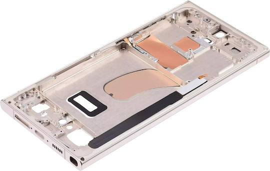 Carcasă De Mijloc Samsung Galaxy S23 Ultra 5g Versiunea SUA Și Internațională Crem