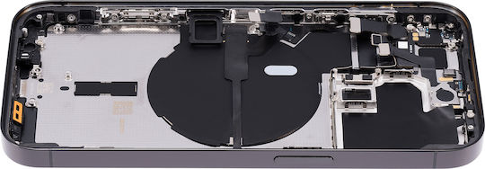 Back Housing W Small Parts Iphone 14 Pro Eu Global Version Aftermarket Plus Space Black