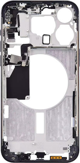 Mid-frame Housing W Small Parts Iphone 15 Pro Max Eu Global Version Aftermarket Plus Blue Titanium