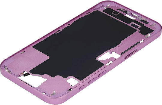 Mid-frame Housing Power Volume Button Iphone 16 Plus Eu Global Version Aftermarket Plus Pink