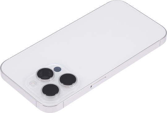 Back Housing W Small Parts Iphone 14 Pro Eu Global Version Aftermarket Plus Silver