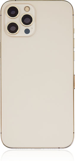 Back Housing W Small Parts Iphone 12 Pro Max Eu Global Version Aftermarket Plus Gold