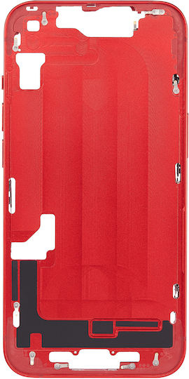 Mid-frame Housing W Small Parts Iphone 14 Us Version Aftermarket Plus Red