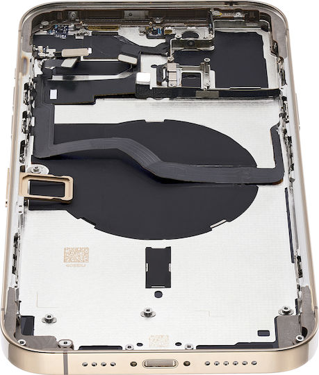 Back Housing W Small Parts Iphone 12 Pro Max Eu Global Version Aftermarket Plus Gold