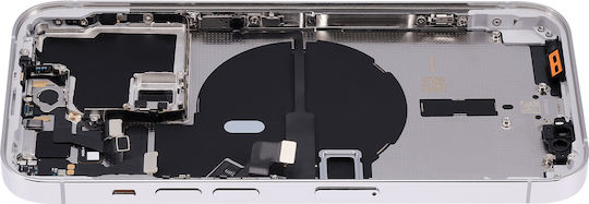 Back Housing W Small Parts Iphone 14 Pro Eu Global Version Aftermarket Plus Silver
