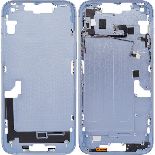Mid-frame Housing W Small Parts Iphone 14 Plus Us Version Aftermarket Plus Blue