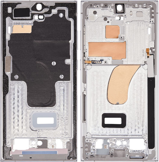 Mid-frame Housing Samsung Galaxy S23 Ultra 5g Us & International Version Sky Blue Lime
