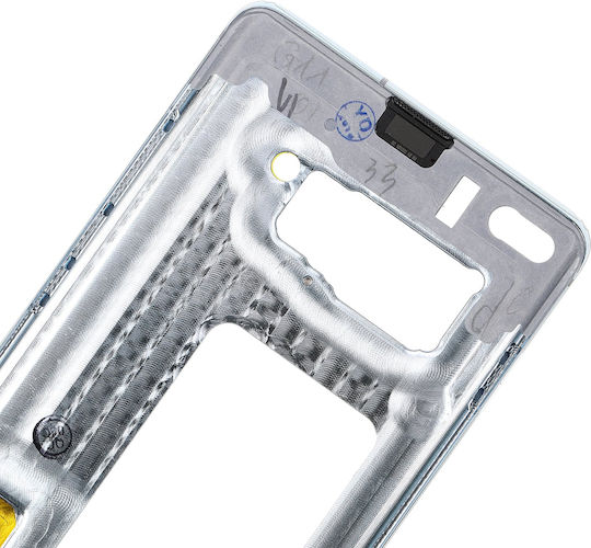 Mid-frame Housing Samsung Galaxy S10 Plus Small Parts Ceramic White