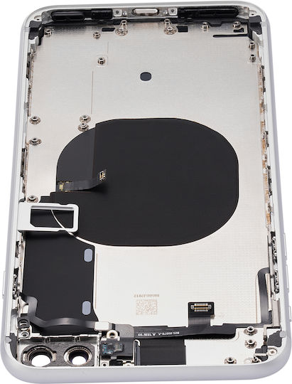 Back Housing Small Components Pre-installed Iphone 8 Plus No Logo Aftermarket Plus Silver