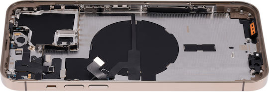Back Housing W Small Parts Iphone 14 Pro Max Us Version Aftermarket Plus Gold