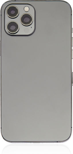 Back Housing W Small Parts Iphone 12 Pro Max Eu Global Version Aftermarket Plus Graphite