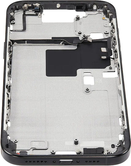Mid-frame Housing Power Volume Button Iphone 16 Pro Max Us Version Aftermarket Plus Black Titanium