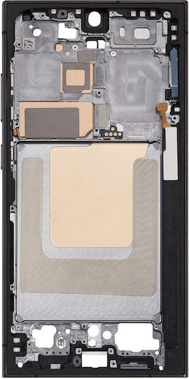 Carcasă Părți De Mijloc Pentru Telefoane Mobile Samsung Galaxy S24 Ultra 5g Versiune Us & Internațională Titan Negru