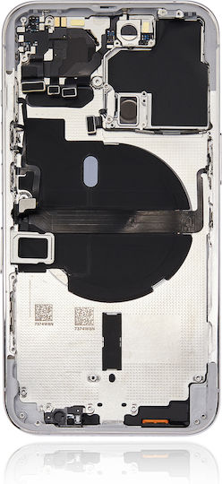 Back Housing W Small Parts Iphone 13 Pro Eu Global Version Aftermarket Plus Silver