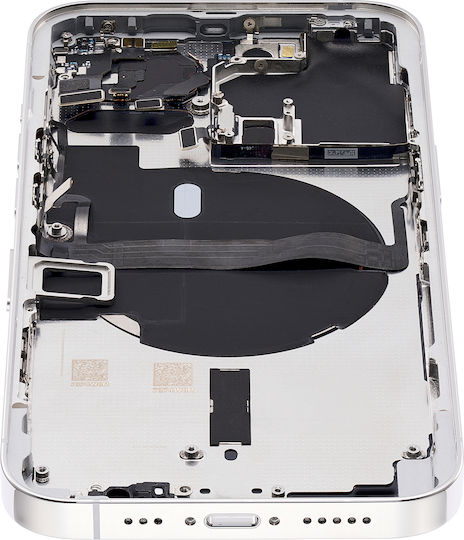 Back Housing W Small Parts Iphone 13 Pro Eu Global Version Aftermarket Plus Silver