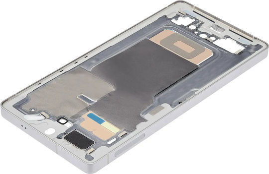 Mid-frame Housing Samsung Galaxy S25 Ultra Us & International Version Titanium White Silver