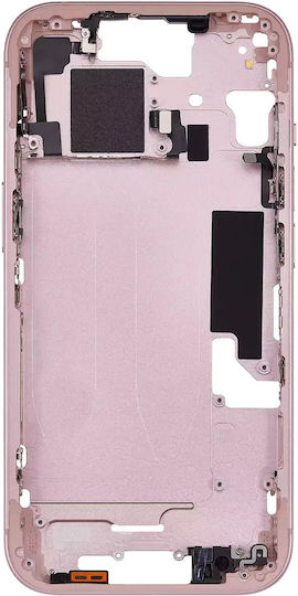 Mid-frame Housing W Small Parts Iphone 15 Eu Global Version Aftermarket Plus Pink