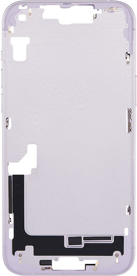 Mid-frame Housing W Small Parts Iphone 14 Plus Us Version Aftermarket Plus Purple