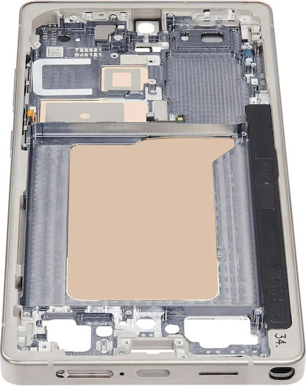 Mid-frame Housing Samsung Galaxy S25 Ultra Us & International Version Titanium White Silver