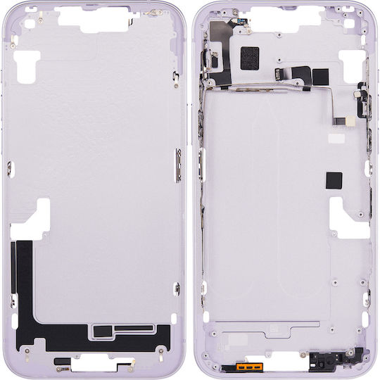 Mid-frame Housing W Small Parts Iphone 14 Plus Us Version Aftermarket Plus Purple