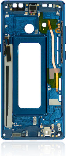 Mittleres Gehäuse Samsung Galaxy Note 8 Kleine Teile Tiefsee Blau