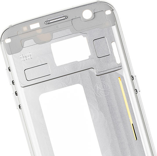 Mid-frame Housing Samsung Galaxy S7 Edge Small Parts White