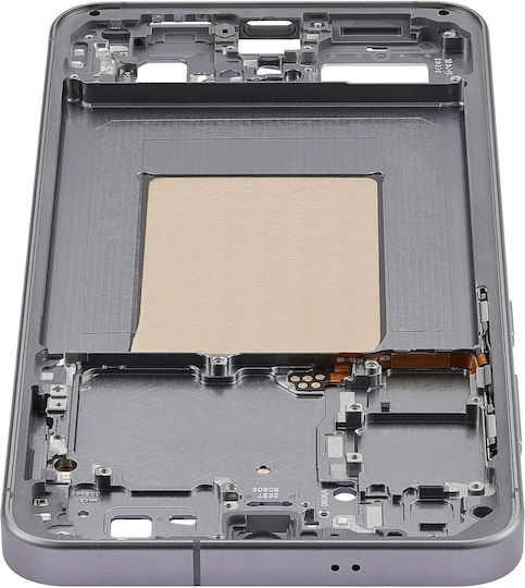 Mid-frame Housing Compatible Samsung Galaxy S25 Fe 5g Us & International Version Jetblack Navy