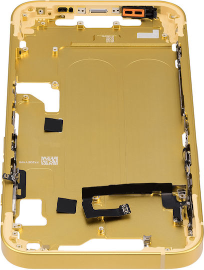 Mid-frame Housing W Small Parts Iphone 14 Eu Global Version Aftermarket Plus Yellow