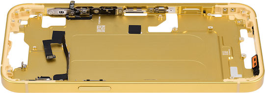 Mid-frame Housing W Small Parts Iphone 14 Eu Global Version Aftermarket Plus Yellow