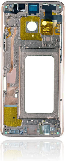 Mid-frame Housing Samsung Galaxy S9 Plus Small Parts Sunrise Gold Frame