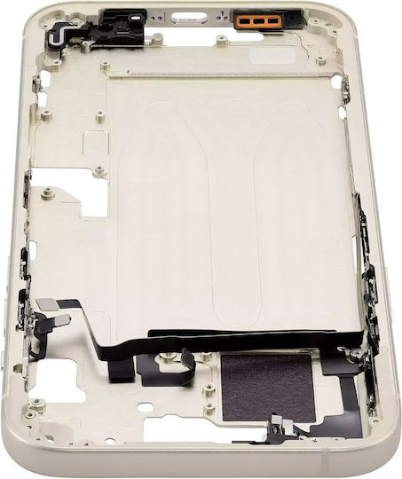 Mid-frame Housing W Small Parts Iphone 15 Plus Eu Global Version Aftermarket Plus Yellow
