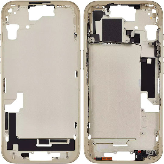 Mid-frame Housing W Small Parts Iphone 15 Us Version Aftermarket Plus Yellow