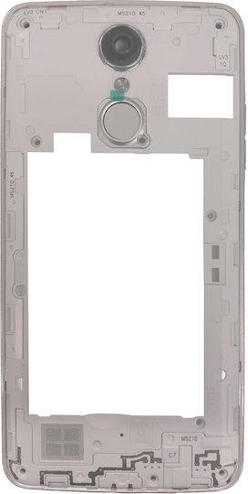 Carcasă De Mijloc Lg K8 2017 Aristo Versiunea SUA Originală Oem Argintie