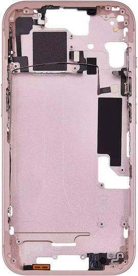 Mid-frame Housing W Small Parts Iphone 15 Us Version Aftermarket Plus Pink