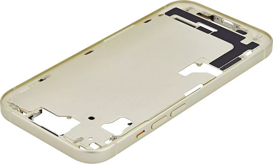 Mid-frame Housing W Small Parts Iphone 15 Us Version Aftermarket Plus Yellow