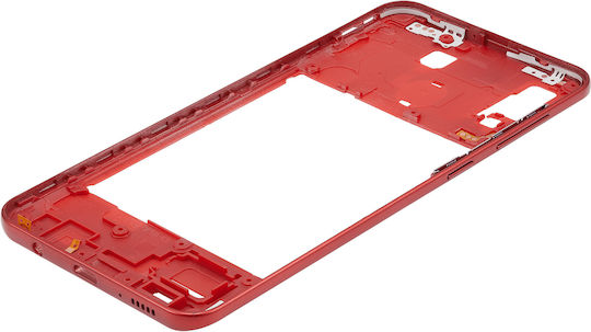 Mid-frame Housing Samsung Galaxy A30 A305 2019 Aftermarket Plus Red