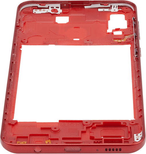 Mid-frame Housing Samsung Galaxy A30 A305 2019 Aftermarket Plus Red