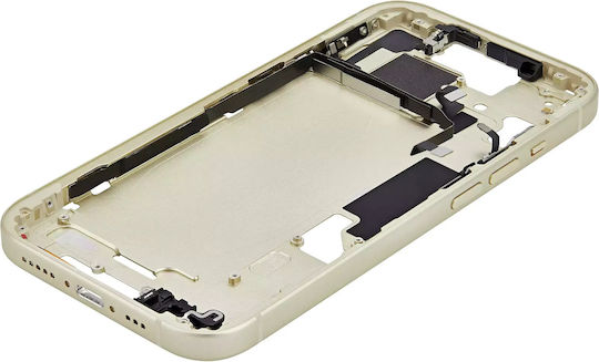 Mid-frame Housing W Small Parts Iphone 15 Us Version Aftermarket Plus Yellow
