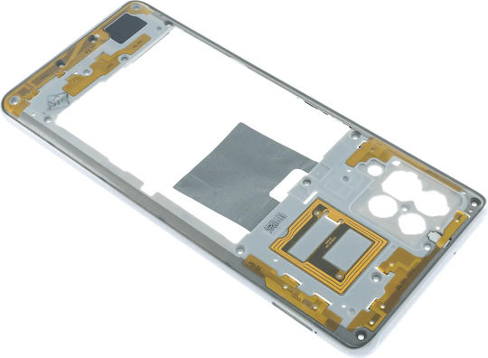 Mid-frame Housing Samsung Galaxy A42 A426 2020 Service Pack White