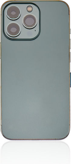 Back Housing W Small Parts Iphone 13 Pro Us Version Aftermarket Plus Alpine Green