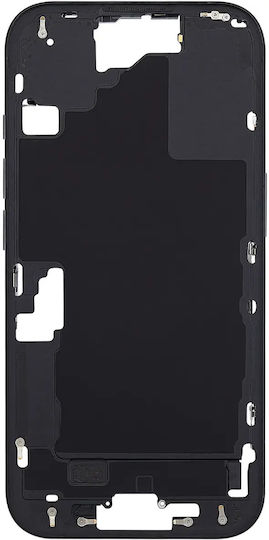 Mid-frame Housing Power Volume Button Iphone 16 Eu Global Version Aftermarket Plus Black