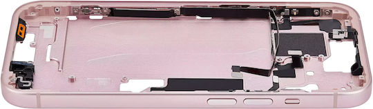 Mid-frame Housing W Small Parts Iphone 15 Us Version Aftermarket Plus Pink