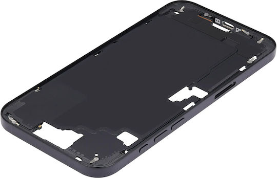 Mid-frame Housing Power Volume Button Iphone 16 Plus Eu Global Version Aftermarket Plus Black