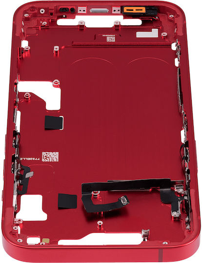 Mid-frame Housing W Small Parts Iphone 14 Eu Global Version Aftermarket Plus Red