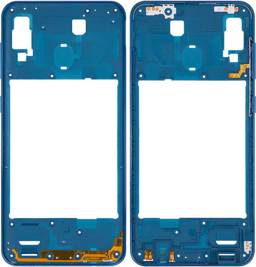 Mid-frame Housing Samsung Galaxy A30 A305 2019 Aftermarket Plus Blue