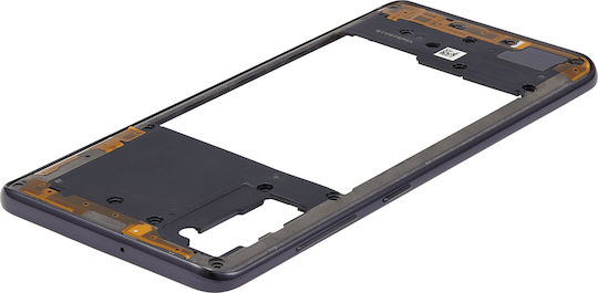 Mid-frame Housing Samsung Galaxy A41 A415 2020 Aftermarket Plus Prism Crush Black