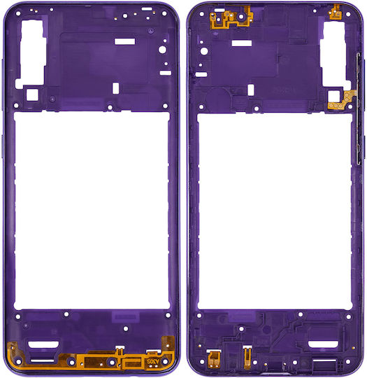 Mittleres Gehäuse Samsung Galaxy A30s A307 2019 Aftermarket Plus Prism Crush Lila